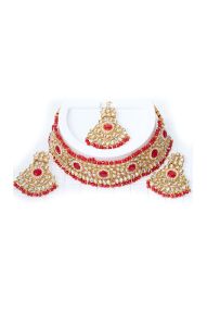 Luxusní souprava šperků za skvělou cenu červená ks1769