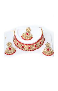 Luxusní souprava šperků za skvělou cenu červená ks1770