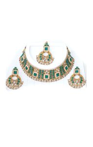 Luxusní souprava šperků za skvělou cenu smaragdová ks1774