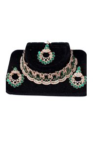 Luxusní souprava šperků za skvělou cenu zelená ks1784